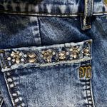 Miss Me MP8677P Vintage 4 Mid Rose Cuffed Capri Jeans Size 24 Photo 13