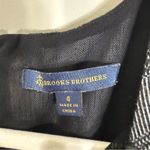 Brooks Brothers Black White Plaid Floral Sheath Dress Size 4 Photo 3