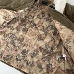 Vintage Sonoma Faux Fur Corduroy Penny Lane 70s Style Coat Size Large Green Photo 6