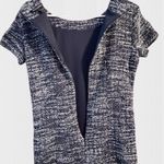 Banana Republic Banana Republic Blue & White Mini Crew Neck Short Sleeve Dress Sz 2 Photo 3