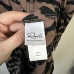 Rails  Jasmine Dress Mocha Bengal Long Sleeve Size Medium Brown Animal Print Photo 8