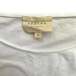 Sézane Sezane Alia Tee T-Shirt Short Sleeve Cotton White Women's Size Medium Photo 2