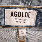 AGOLDE Riley High Rise Straight Crop Jeans Light Wash Denim Photo 3