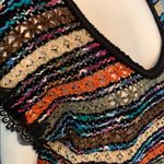 Free People  New Romantics Rainbow Crochet Top MD Photo 3