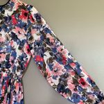 MISA Los Angeles Anthro Misa Juliana Tie Dye Floral Long Sleeve Pleated Midi Dress Size S Photo 7