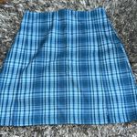 Brandy Melville blue Plaid Skirt Photo 0