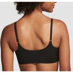 True & Co Triangle Bra Soft Form Adjustable Strap Size 32C in Black NEW Photo 1