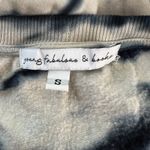 Young Fabulous and Broke  Sweatshirt Womens Small Blue Cream Tie‎ Dye Casual Lounge Photo 6