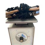 Gladiator Beaded Lace Up Flat Sandals Feathers Shoes Summer Beach Coastal Black Size 7 Photo 8