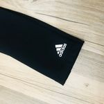 Adidas NWT black 3/4 cropped tight high rise leggings sz small Photo 1