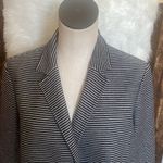 Tommy Hilfiger  NVI blazer striped navy blue white long sleeve suit jacket nwt XL Photo 9