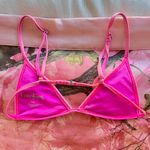 frankie's bikinis hot pink triangle bikini top Photo 4