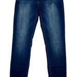 Lucky Brand Jeans Womens 6 28” Blue Dark Brooke Legging Jean Fading Whiskering Photo 0