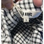 J.ING Emmie Gingham Mini Dress Black & White NWT Size Small Photo 9