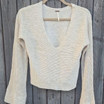 Free People  Cream Knit Top Photo 0