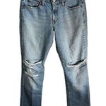 Levi's Levi’s 505s Straight Distressed Short Denim Jeans Photo 0