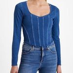 EXPRESS Body Contour  Denim Top Photo 0