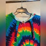 Earth Ragz Tie Dye Pullover Hoodie,Rainbow Colored Swirl|Hippie,Rasta|Size:XS/S Photo 2