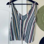 Saltwater Luxe  Beach Vacation Striped Tank Top | Size: XS Photo 5