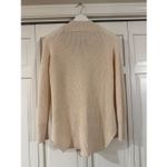 RDI cream waffle quarter zip tunic sweater M Photo 5