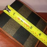 Fendi Pequin Pecan Striped Pattern Bifold Wallet Photo 5