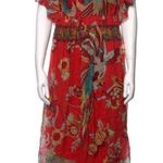 Red Valentino NWOT   paradise of bird dress Photo 8