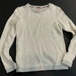 Anthropologie Left Coast By Dolan shimmery‎ Grey Sweatshirt Size small Gray Photo 0