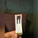 Mondetta Women’s  Fleece Lined Tailored Plum Pants Size 16 Photo 3