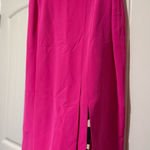 Elegant Silk Made in France Pink Women's Skirt Size 10 Photo 0