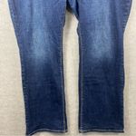 Seven7  Indigo Flare Jeans with Embroidered Pockets Photo 10