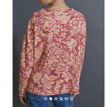 Pilcro Anthropologie Moira Pullover Thermal Pullover Small Women’s Red Motif Photo 6