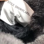 Khombu Womens Snowflake2 Winter Boots Faux Fur Lined Wedge Heel Zipper Black 8 Photo 6