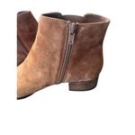 Vaneli Talia Women's Brown Suede Ankle Booties Size 8 Casual Zip Photo 5