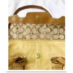 Coach Vintage Suede Handbag, Tan, A06 - 13" W x 9"L, 5" handle drop Photo 1
