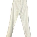 AGOLDE White Real Leather Straight Pant SIZE 25 Jeans Designer Sustainable $378 Photo 8