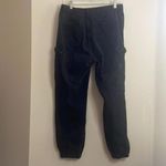 SheIn Black Distressed Denim Flap Cargo Pockets Jogger Jeans Grunge Photo 9