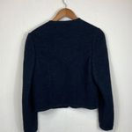 80’s Vintage 100% Wool Women’s Shirt Jacket Black Size M Photo 2