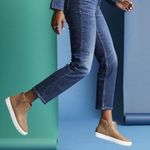 Birdies The Falcon High Top Sneaker in Cafe Au Lait Brown Leather Size 7.5 Photo 0