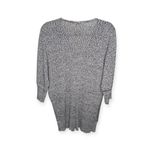 Misook Exclusively  𖤐 Asymmetrical V Neck Knit Tunic Sweater 𖤐 Black White 𖤐 XL Photo 2