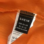 SheIn size XL LUNE Two Tone Open Front Vest Blazer hot pink orange Photo 4