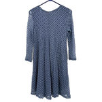Lilka size Small blue‎ polka dot long sleeve dress lined Blue Photo 1