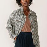 Able Gianna Plaid Shirt Jacket Photo 0