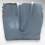 ALEXANDRA CLANCY Mulberry Large Sky Blue Leather Crossybody Shoulder Bag | EUC Photo 2