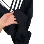 La Blanca  Island Goddess Black Multi-Strap Cross-Back One Piece Swimsuit 14 Photo 3