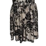 Akira  Black Lace With Tan‎ Liming  and Tan Halter Mini Sundress EUC Size M Photo 3