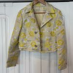 Yellow And Silver Floral‎ Jacket Size undefined Photo 0