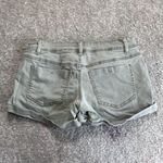 Rue 21  Women's Grey White Wash Distressed Denim Jean Stretchy Shorts Sz 5/6 Photo 4