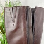 Ralph Lauren Brown Leather Becca Heel Knee Height Boots 7 Photo 5