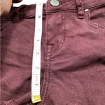 PacSun BULLHEAD Denim Co Women’s Burgundy Distressed Jean Shorts Pockets Stretch Red Size 25 Photo 6