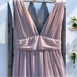 Lulus Heavenly Hues Blush Maxi Dress Size L Photo 3